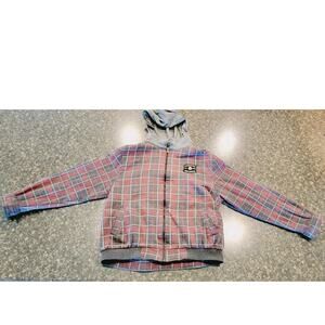 Hawke & Co. Outfitter Plaid Flannel Hoodie Jacket Zipper Sz 18/20